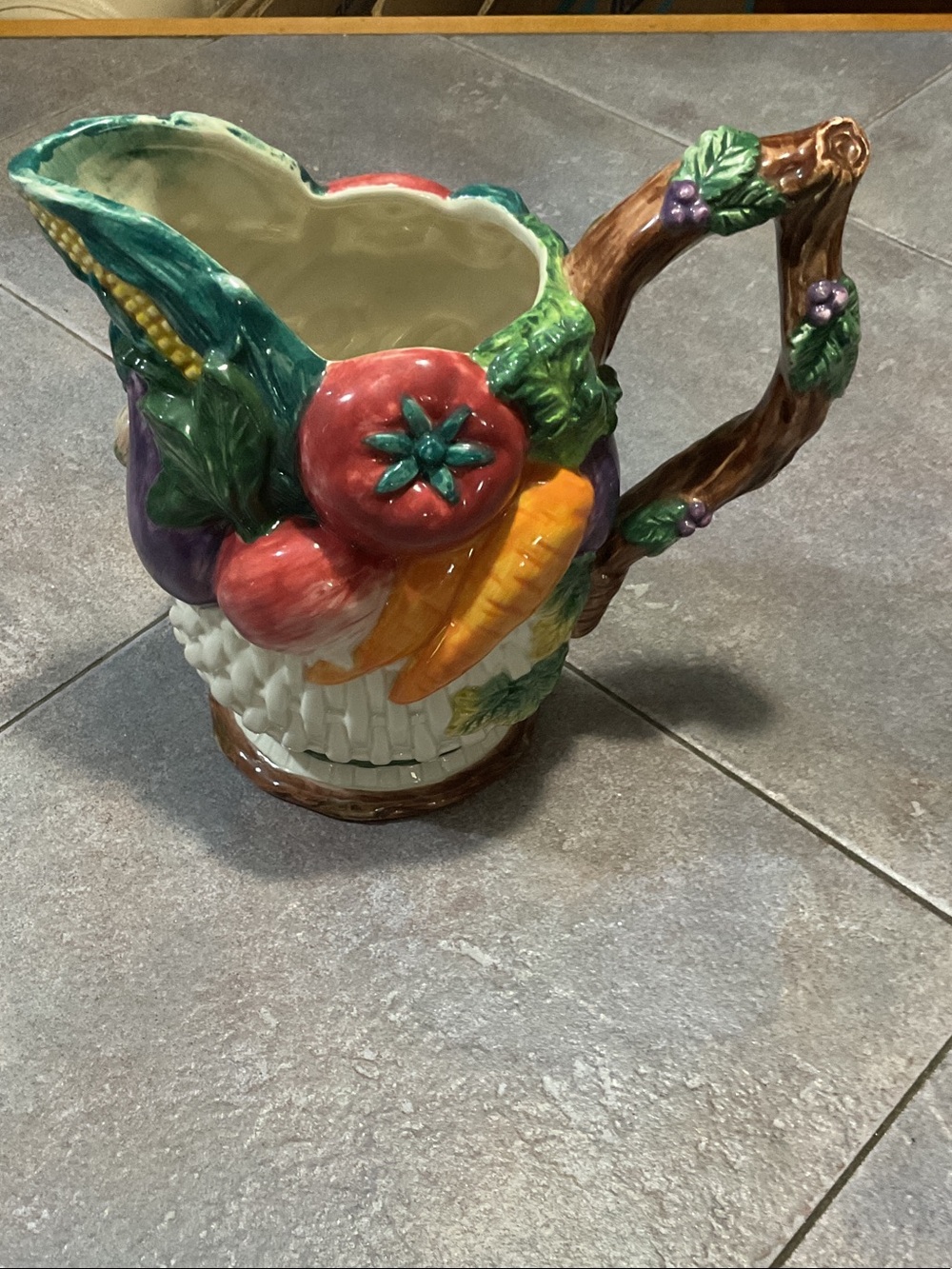 Vintage Fitz and Floyd pitcher